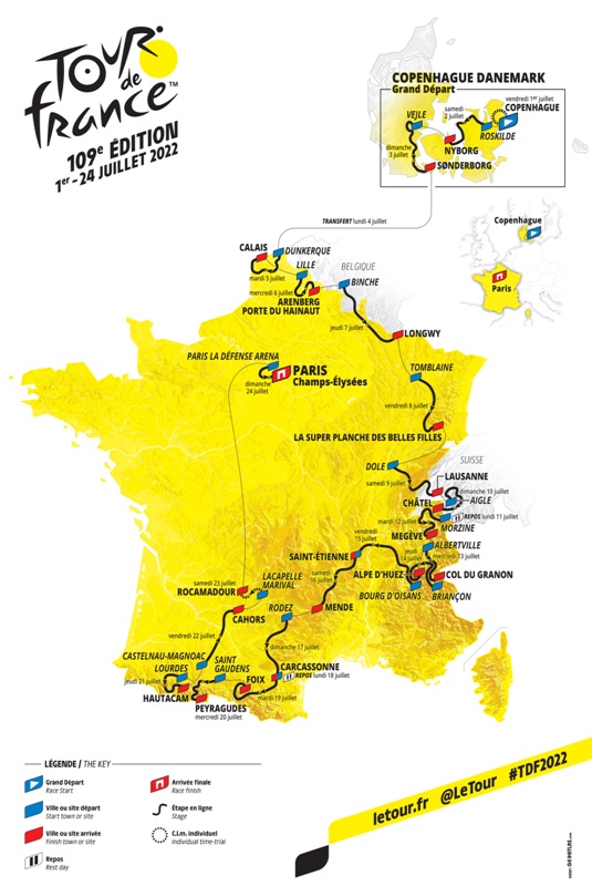 Страницы истории велоспорта: Тур де Франс - 2022