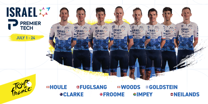Крис Фрум вошёл в состав команды Israel-Premier Tech на Тур де Франс-2022