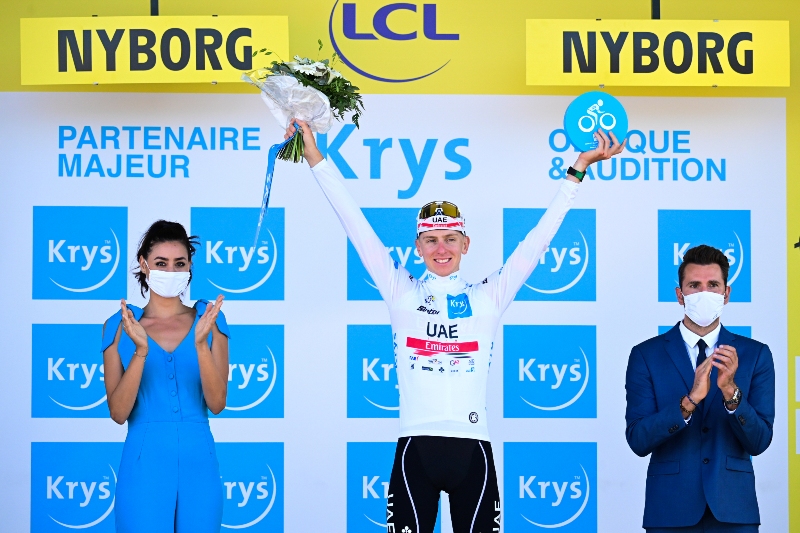 Тадей Погачар не пострадал в завале на 2-м этапе Тур де Франс-2022