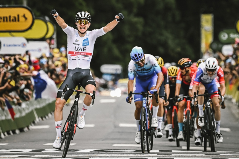 Тадей Погачар - победитель 6 этапа Тур де Франс-2022