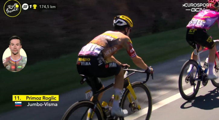 Примож Роглич сошёл с Тур де Франс-2022 перед 15 этапом