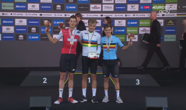 Штефан Кюнг – серебряный призёр в разделке чемпионата мира по велоспорту-2022
