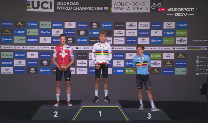 Ремко Эвенепул – бронзовый призёр в разделке чемпионата мира по велоспорту-2022
