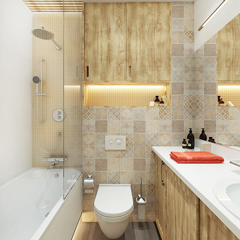 Дизайн малогабаритной ванной: особенности, фото-идеи | Строительный портал