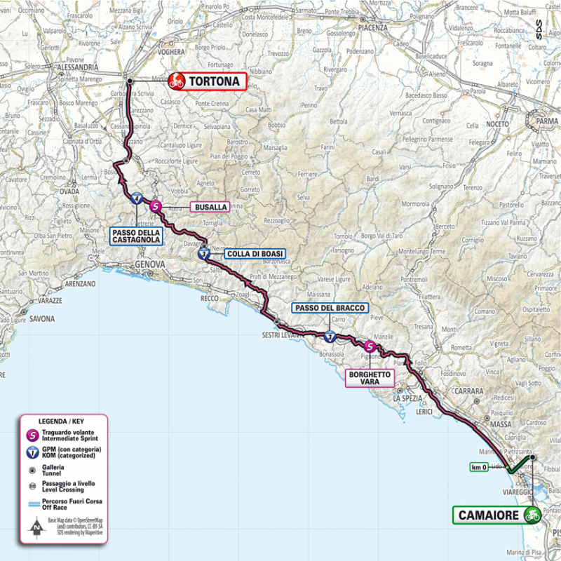 Джиро д’Италия-2023, превью этапов: 11 этап, Камайоре - Тортона