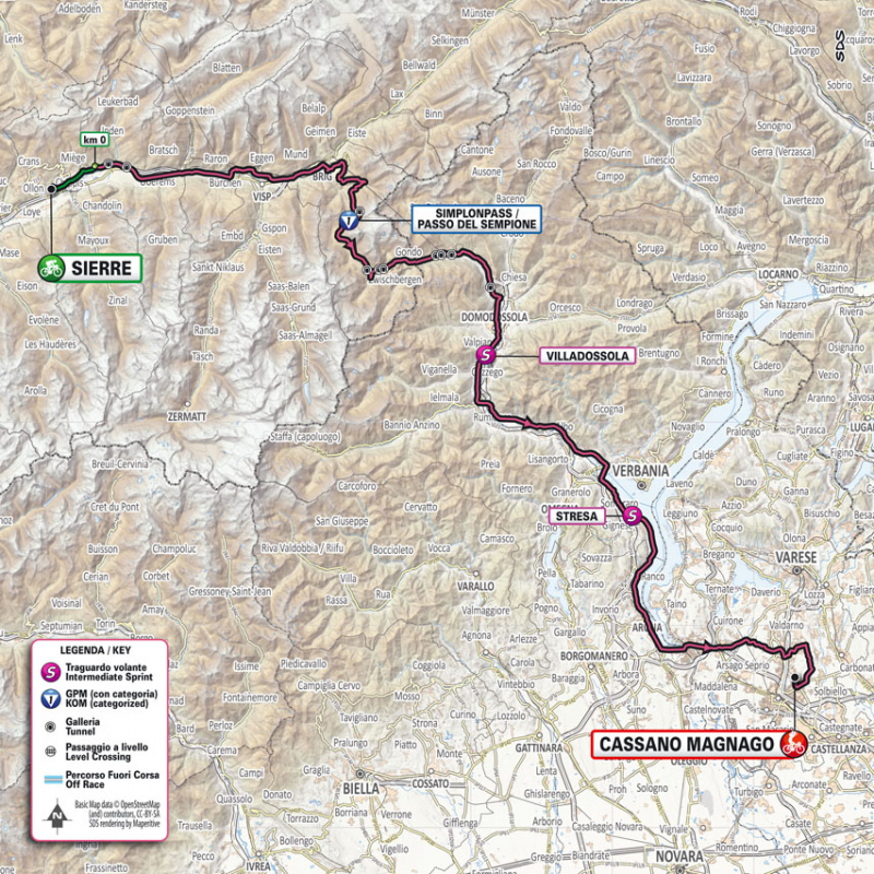 Джиро д’Италия-2023, превью этапов: 14 этап, Сьер - Кассано-Маньяго