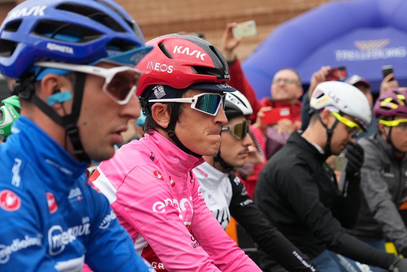 Герант Томас о первом дне в розовой майке лидера на 10-м этапе Джиро д’Италия-2023