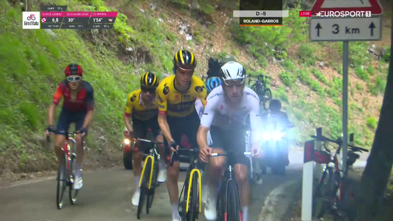Примож Роглич и команда Jumbo-Visma о потере времени на 16-м этапе Джиро д’Италия-2023