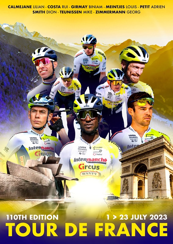 Победа на этапе и топ-10 общего зачёта - цели команды Intermarche-Circus-Wanty на Тур де Франс-2023