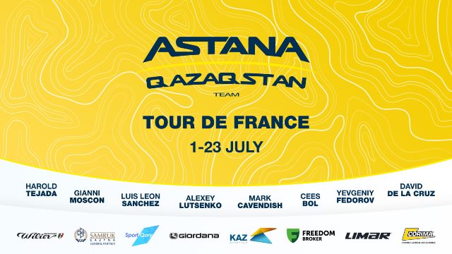 Состав команды Astana Qazaqstan на Тур де Франс-2023