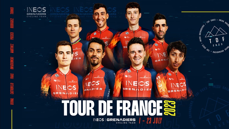 Состав команды INEOS Grenadiers на Тур де Франс-2023