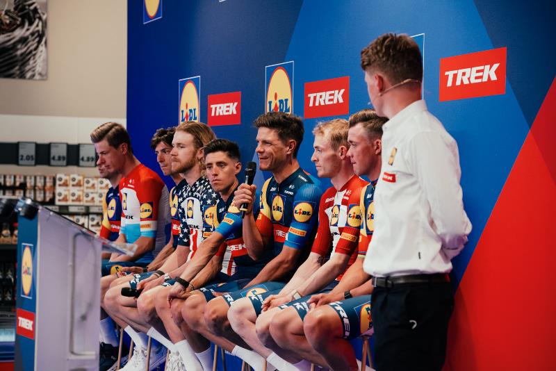 Велокоманда Lidl Trek представила состав и новую велоформу на Тур де Франс-2023