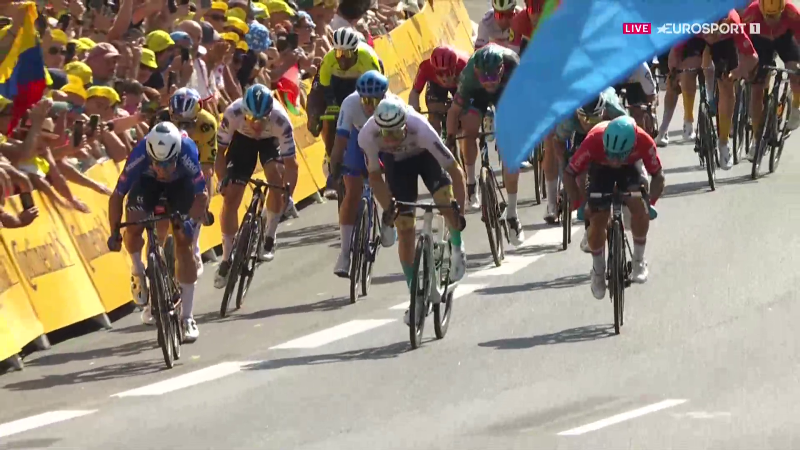 Ваут ван Арт о спринте на 3-м этапе Тур де Франс-2023