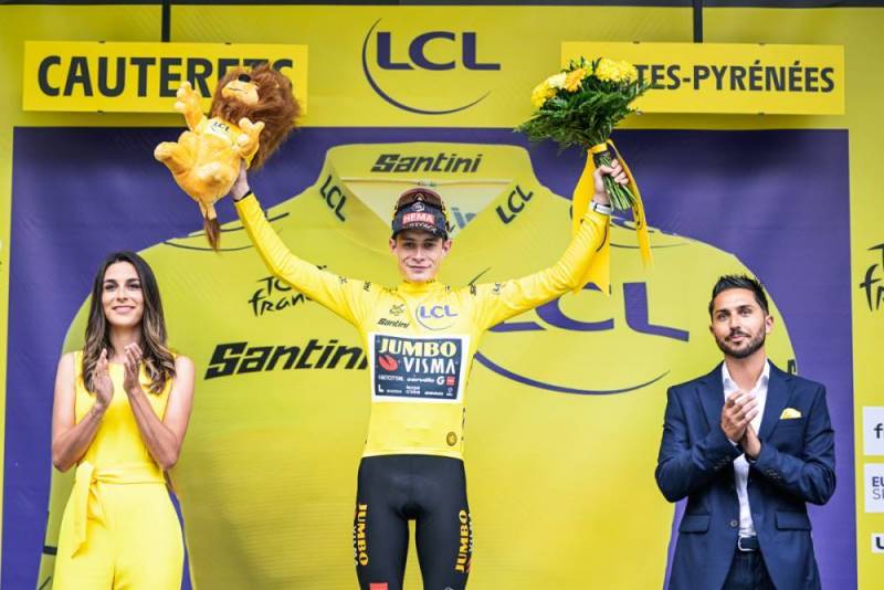 Йонас Вингегор: “К сожалению, не выиграл этап, но рад жёлтой майке Тур де Франс-2023”