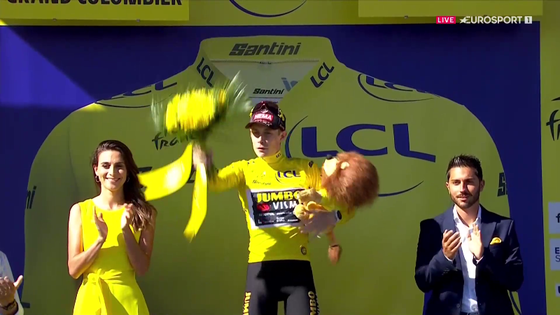 Йонас Вингегор сохранил жёлтую майку лидера после 13 этапа Тур де Франс-2023