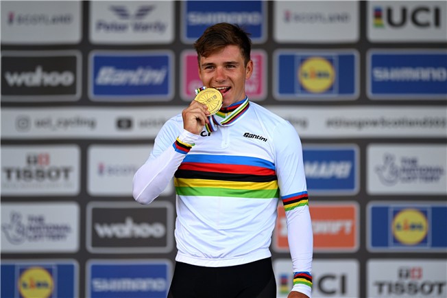 Ремко Эвенепул — самый молодой победитель индивидуальной гонки на время чемпионата мира по шоссейному велоспорту