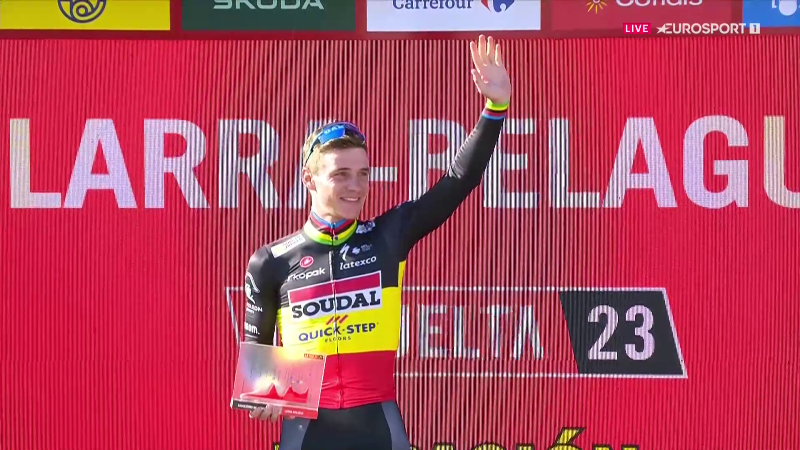 Ремко Эвенепул выиграл 14-й этап и нацелен на победу в горной классификации Вуэльты Испании-2023