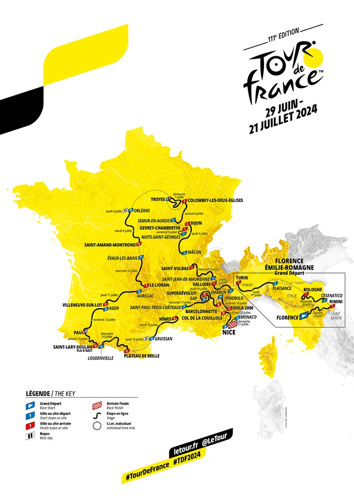 Тур де Франс-2024. Презентация маршрута