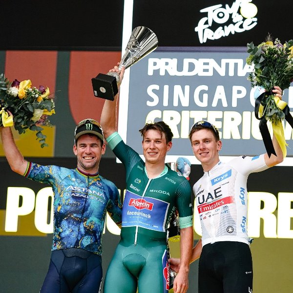 Яспер Филипсен обошёл Марка Кэвендиша на “Tour de France Prudential Singapore”-2023