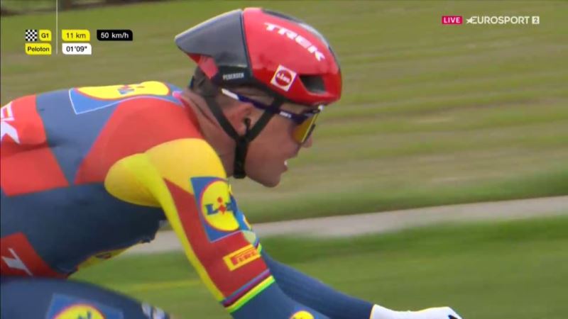 Мадс Педерсен — победитель классики “Гент-Вевельгем”-2024