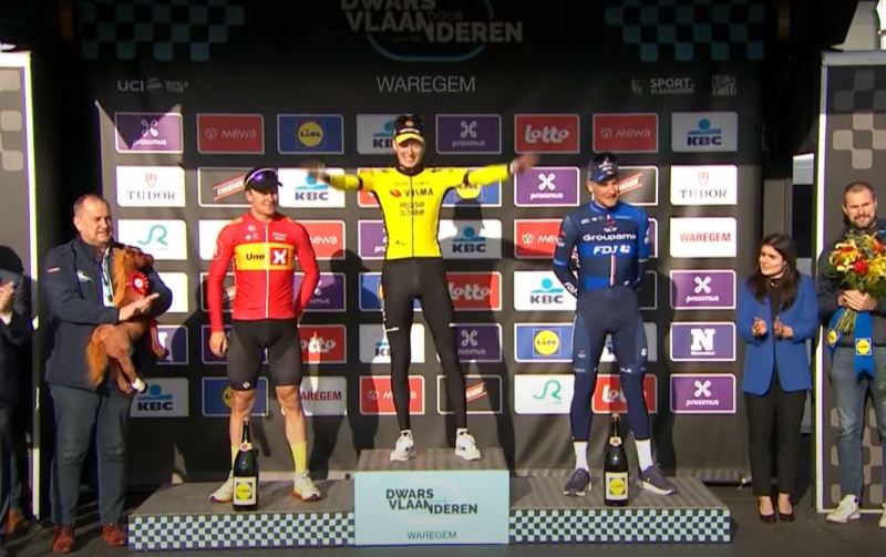 Маттео Йоргенсон — победитель Dwars door Vlaanderen-2024