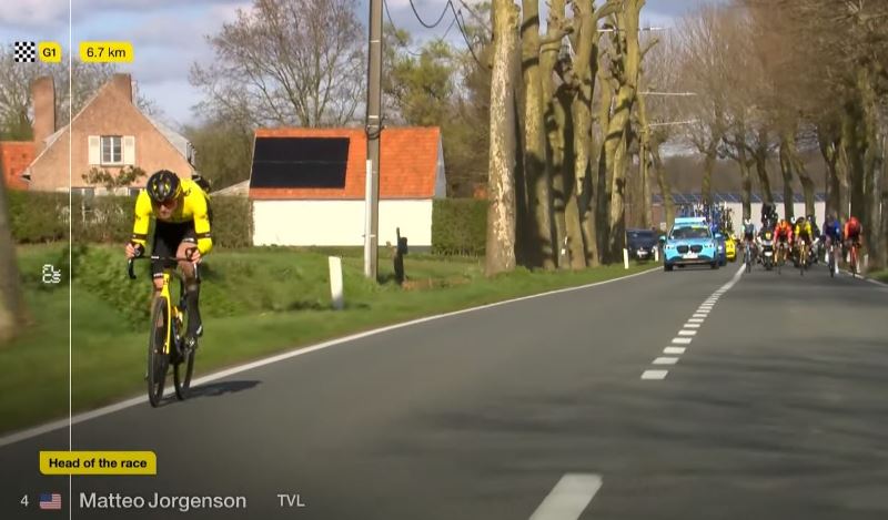 Маттео Йоргенсон — победитель Dwars door Vlaanderen-2024