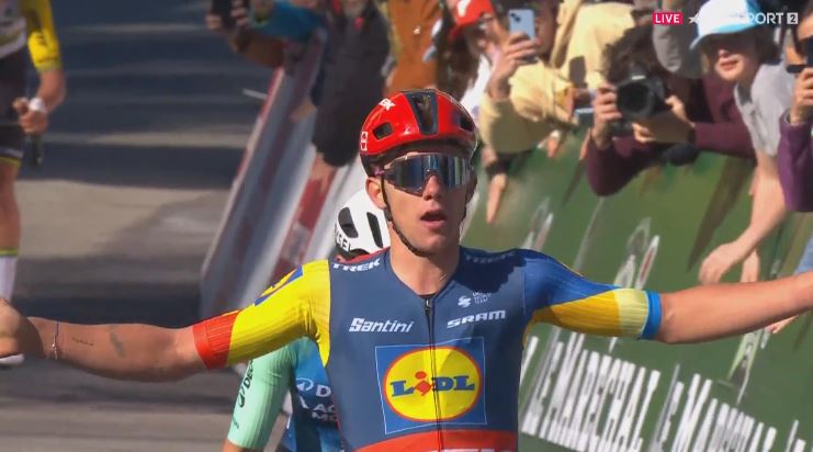 Тибо Нис — победитель 2 этапа Тура Романдии-2024