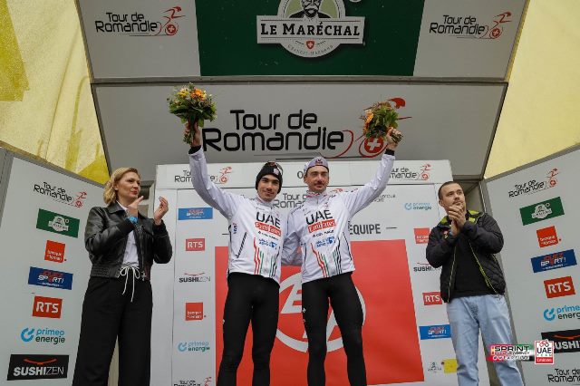 Победа Брэндона Макналти, майка лидера Хуана Аюсо на 3-м этапе Тура Романдии-2024