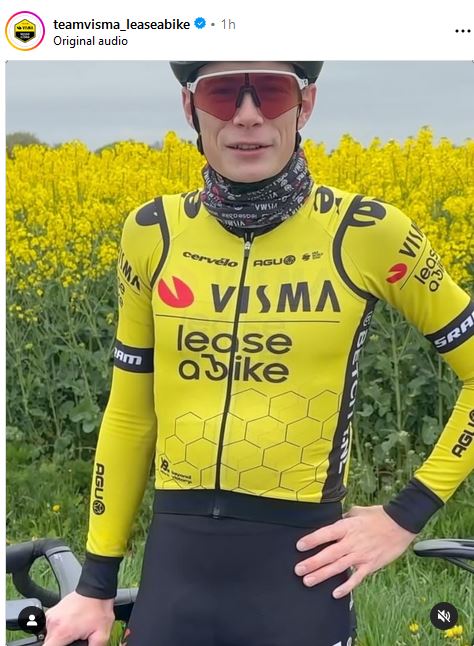Йонас Вингегор впервые после травмы выехал на тренировку и надеется стартовать на Тур де Франс-2024