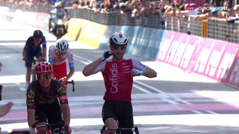 Бенжамен Тома — победитель 5 этапа Джиро д’Италия-2024