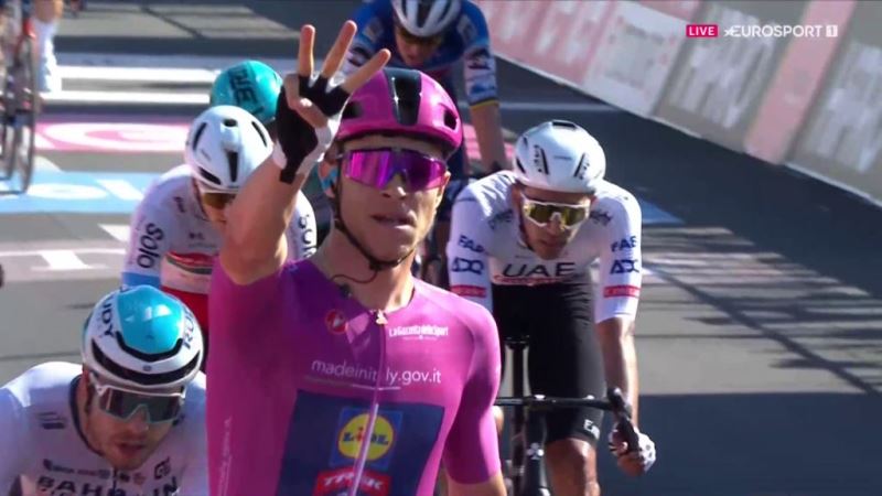 Хет-трик Джонатана Милана на Джиро д’Италия-2024 после 13 этапа
