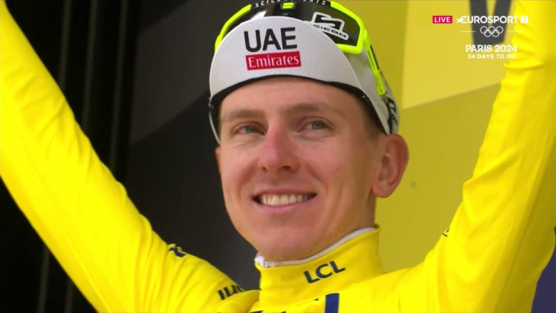 Тадей Погачар: “На 4-м этапе Тур де Франс-2024 всё прошло по плану”