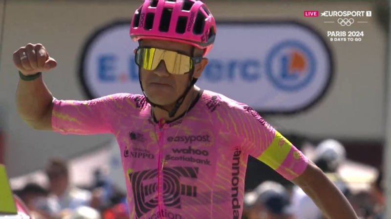 Ричард Карапас — победитель 17 этапа Тур де Франс-2024
