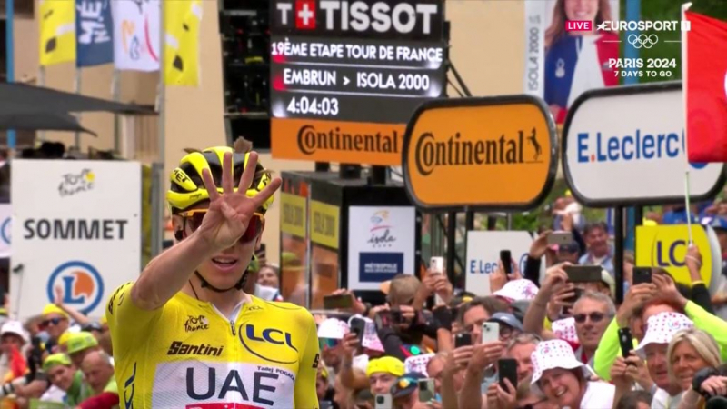 Тадей Погачар: “Я хотел выиграть этот королевский горный этап Тур де Франс-2024”
