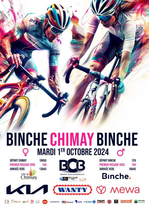 Binche - Chimay - Binche / Memorial Frank Vandenbroucke-2024. 