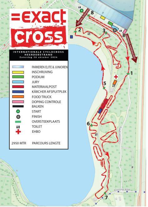 Exact Cross. Internationale Cyclocross Heerderstrand-2024. . 