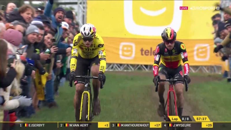 Ваут ван Арт — победитель велокросса “Superprestige Gullegem”-2025