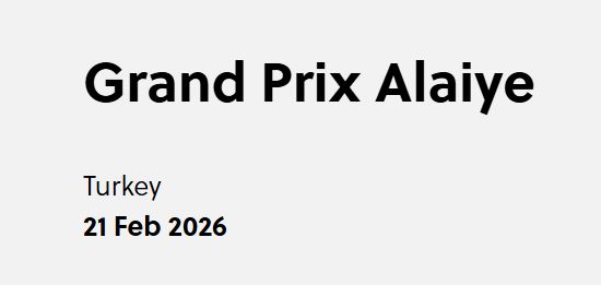 Grand Prix Alaiye-2026. ����������