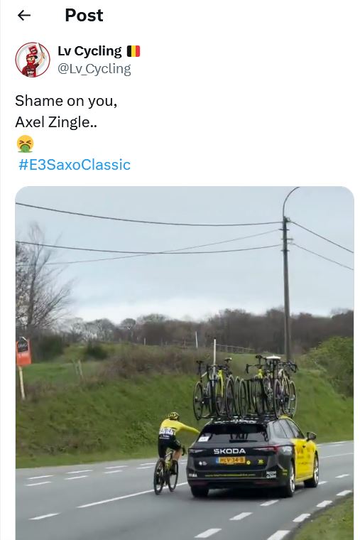  Visma Lease a Bike �� E3 Saxo Classic: ������ ����� �������� � ��������������� ������ 