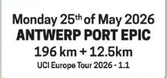Antwerp Port Epic - Sels Trophy-2026. ����������