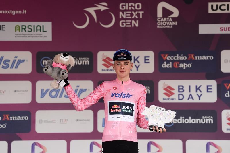 Лоренцо Финн — победитель 6-го этапа, первого горного этапа Giro Next Gen-2026 Лоренцо Финн — победитель 6-го этапа, первого горного этапа Giro Next Gen-2026
