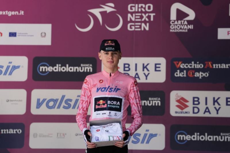 Обан Спарфель — победитель 7 этапа Giro Next Gen-2026 Обан Спарфель — победитель 7 этапа Giro Next Gen-2026