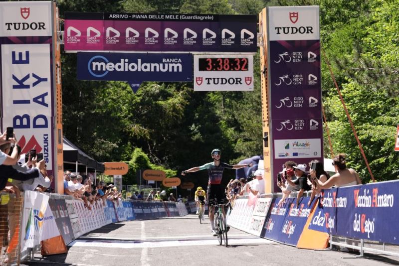 Обан Спарфель — победитель 7 этапа Giro Next Gen-2026 Обан Спарфель — победитель 7 этапа Giro Next Gen-2026