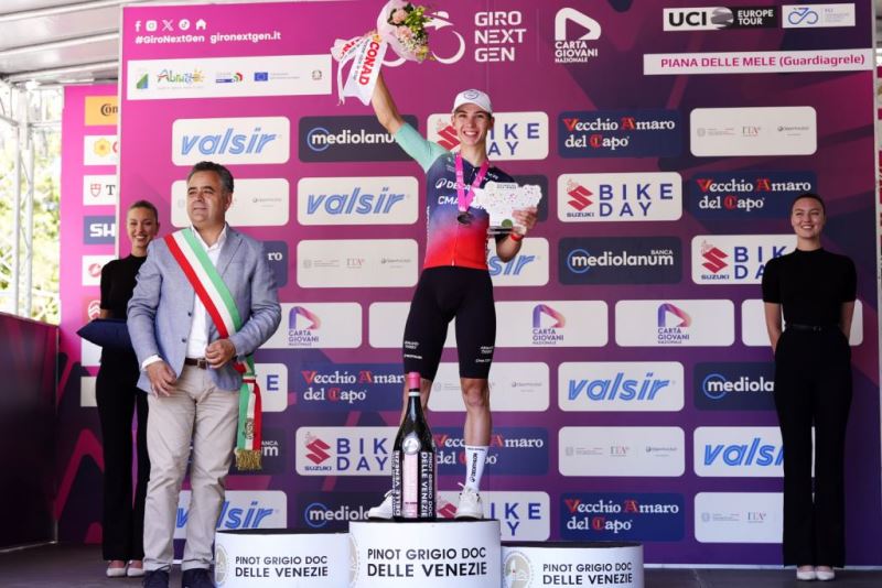 Обан Спарфель — победитель 7 этапа Giro Next Gen-2026 Обан Спарфель — победитель 7 этапа Giro Next Gen-2026